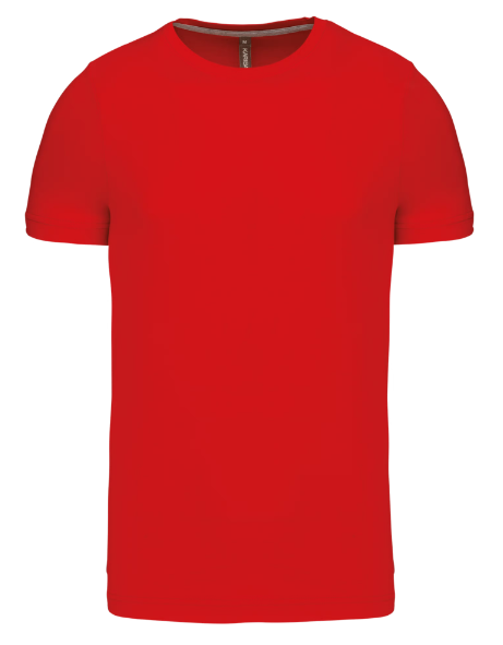 K356 - T-shirt col rond manches courtes homme