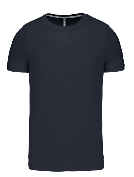 K356 - T-shirt col rond manches courtes homme