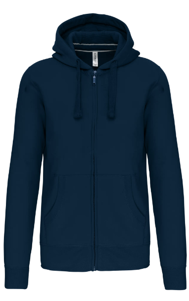 K454 - Sweat-shirt zippé capuche homme