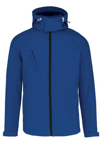 K413 - Veste softshell à capuche amovible homme