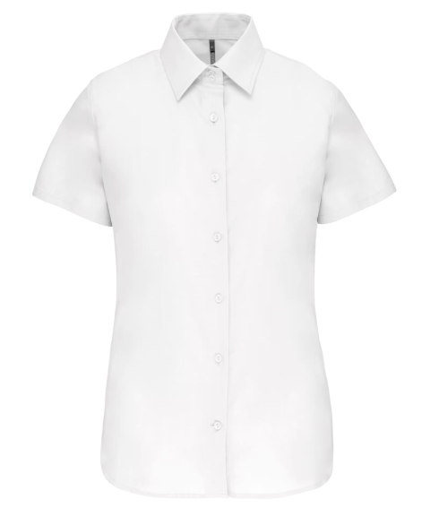 K536 - Chemise Oxford manches courtes femme