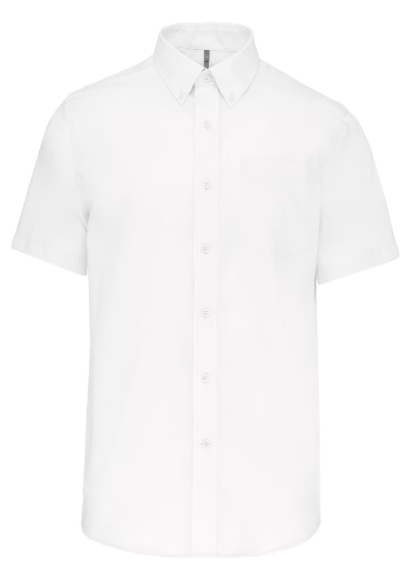 K539 - Chemise micro-sergé manches courtes sans repassage